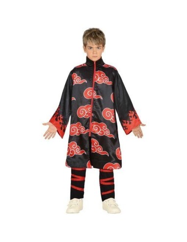 DISFRAZ NINJA NARUTO AKATSUKI 10-12 Años