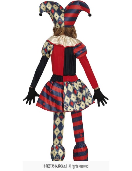 DISFRAZ DIAMOND HARLEQUIN 7-9 Años