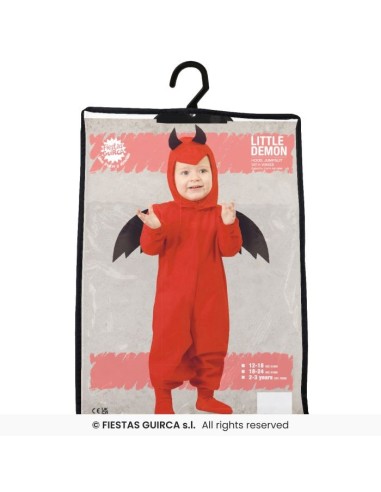 DISFRAZ DIABLILLO LITTLE DEVIL 2-3 Años
