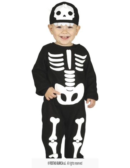 Disfraz cute skeleton 2-3   años (100 cm