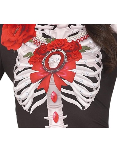 DISFRAZ CATRINA FLORES T.S 36-38