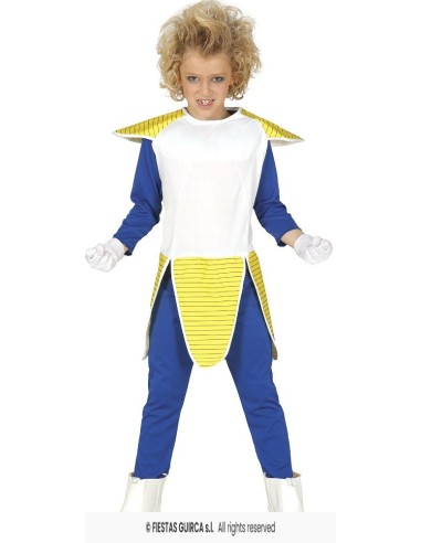 DISFRAZ VEGETA SAMURAI ESPACIAL TALLA 7-