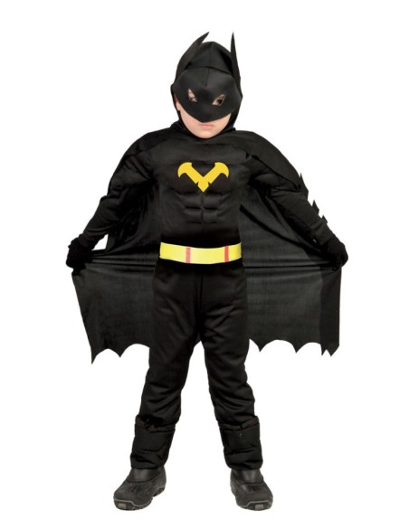 DISFRAZ BLACK HERO, INFANTIL, 7 – 9 Años