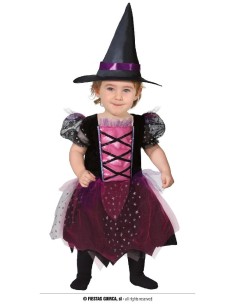 DISFRAZ BRUJITA MORADA BABY 12-18 MESES