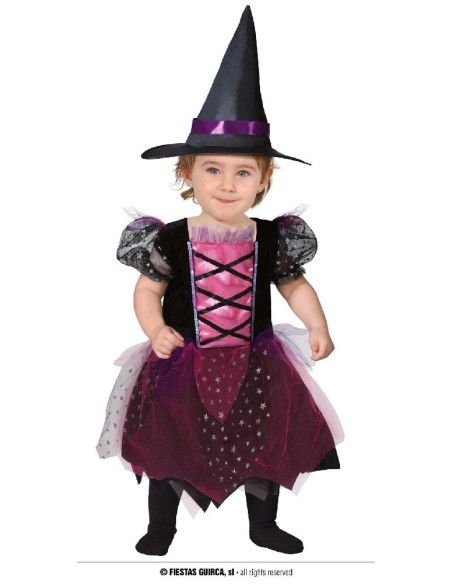DISFRAZ BRUJITA MORADA BABY 12-18 MESES