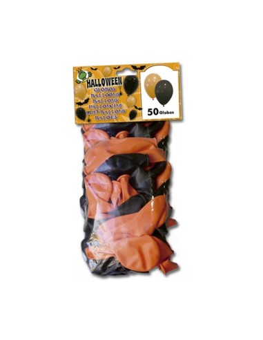 BOLSA 50 GLOBOS HALLOWEEN