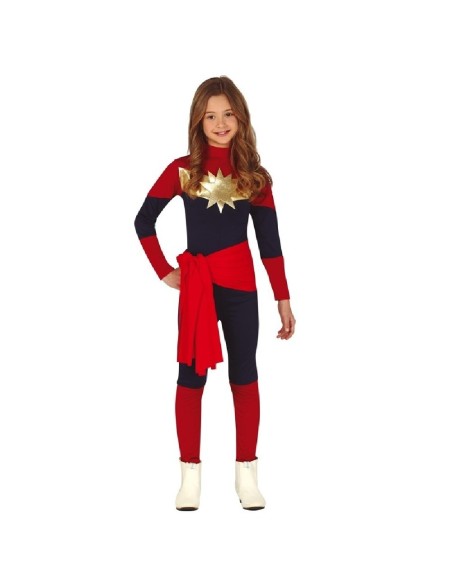 DISFRAZ SUPERHEROINA CAPITANA ESPACIAL 7