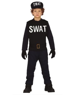 DISFRAZ SWAT INFANTIL 5-6 AÑOS