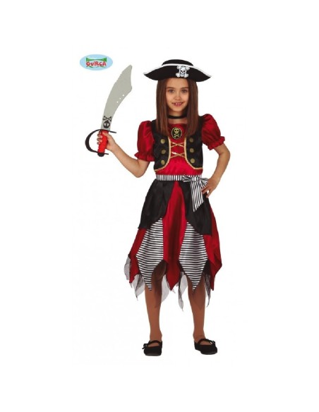 DISFRAZ PIRATA NIÑA INFANTIL 5-6 AÑOS