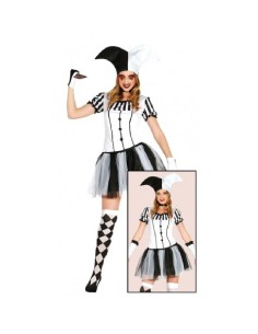 DISFRAZ ARLEQUINA ADULTA T. L 42-44