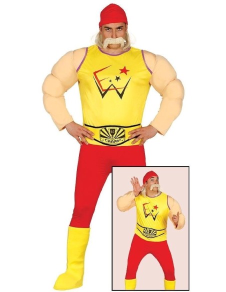 DISFRAZ LUCHADOR HOGAN TALLA M 42-44