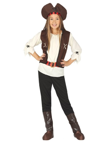 DISFRAZ PIRATA SIETE MARES NIÑA 7-9 AÑOS