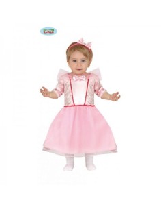 DISFRAZ PRINCESA ROSA 18-24 Meses 2