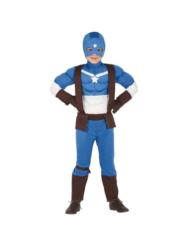 DISFRAZ CAPITAN AMERICA CIVIL WAR 5-6 AÑ