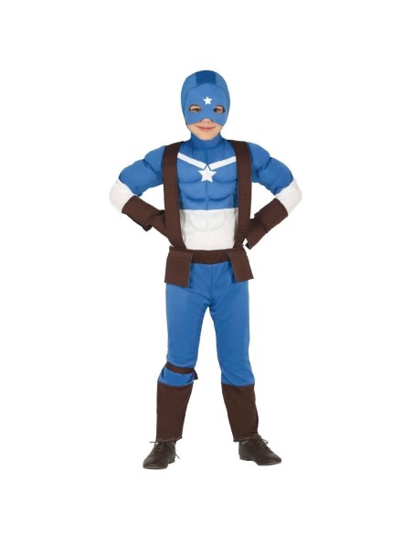DISFRAZ CAPITAN AMERICA CIVIL WAR 5-6 AÑ