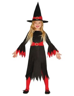 DISFRAZ BRUJITA RED LITTLE WITCH 10-12 A