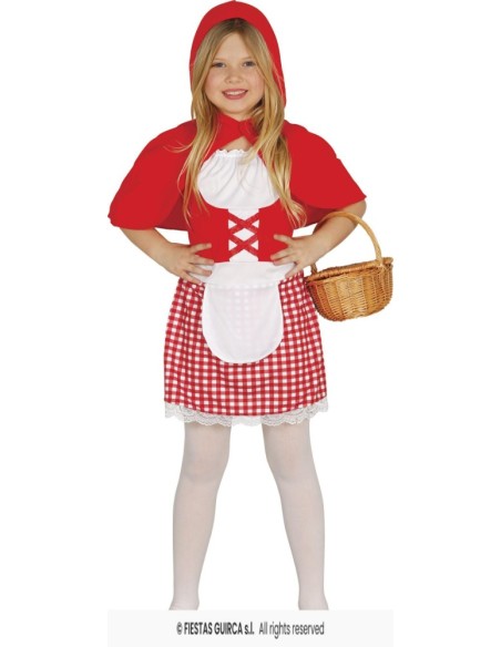 DISFRAZ CAPERUCITA LITTLE RED GIRL 5-6 A
