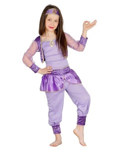 DISFRAZ BAILARINA ORIENTAL ARABE 7-9 AÑO