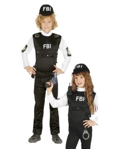 DISFRAZ F.B.I. FBI INFANTIL 7-9 AÑOS