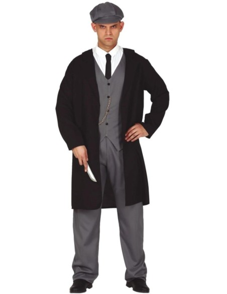 DISFRAZ GANGSTER INGLES, ADULTO, 48 – 50