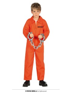 DISFRAZ PRESO PRESIDIARIO  INMATE 5-6 AÑ