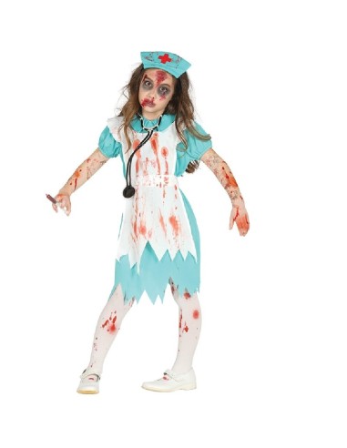 DISFRAZ ENFERMERA ZOMBIE 3-4 AÑOS