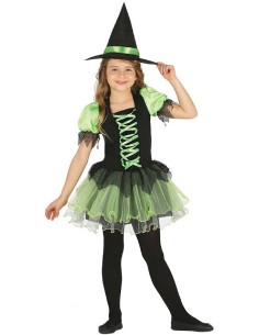 DISFRAZ BRUJITA VERDE TUTU 10-12 AÑOS