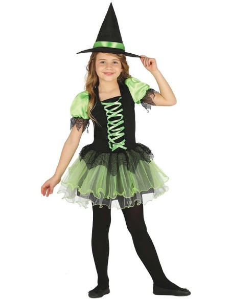 DISFRAZ BRUJITA VERDE TUTU 10-12 AÑOS