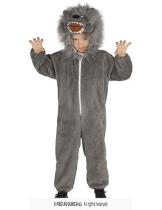 DISFRAZ LOBO GRIS 5-6 AÑOS