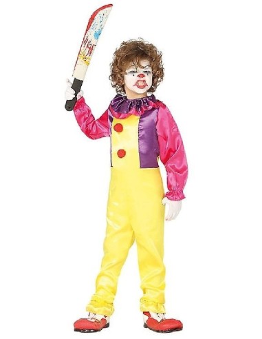 DISFRAZ DE PAYASO ASESINO MALEFICO 10-12