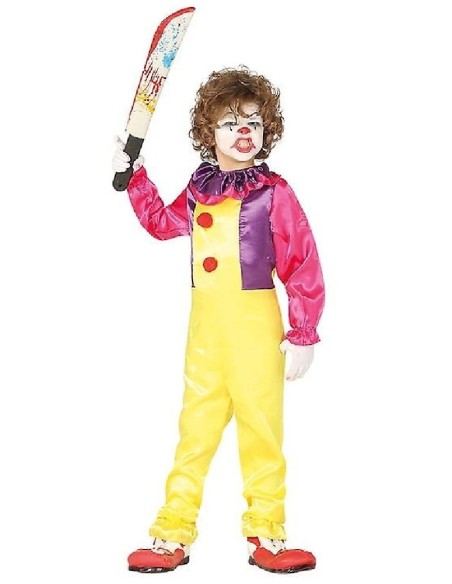 DISFRAZ DE PAYASO ASESINO MALEFICO 10-12
