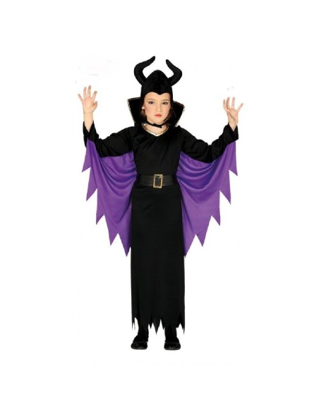 DISFRAZ DE HADA MALEFICA MALVADA 5-6 AÑO