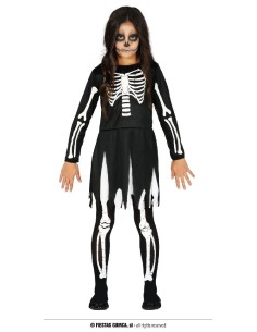 DISFRAZ ESQUELETO SKELETON 5 6 AÑOS