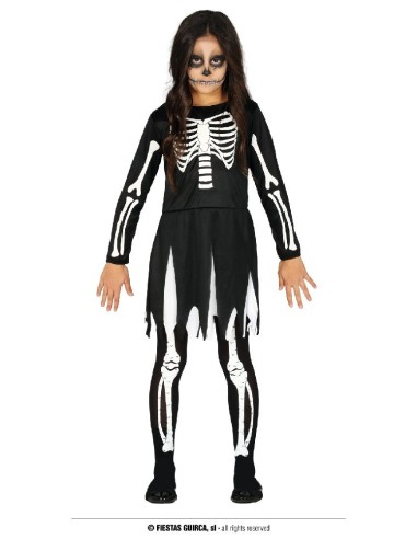 DISFRAZ ESQUELETO SKELETON 5-6 AÑOS