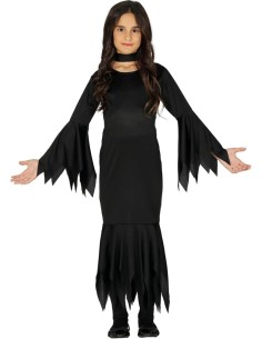 DISFRAZ LADY MORTICIA 7-9 AÑOS 2
