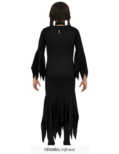 DISFRAZ MORTICIA LADY MONSTER 10-12 Años