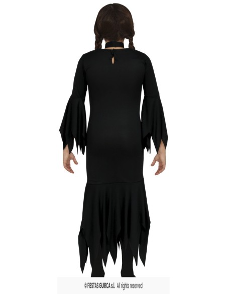 DISFRAZ MORTICIA LADY MONSTER 10-12 Años