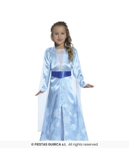 DISFRAZ PRINCESA DEL HIELO FROZEN 5-6 Añ