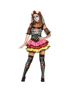 DISFRAZ CATRINA LUJO ADULTO T.XS-S