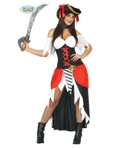 DISFRAZ BUCANERA PIRATA XL