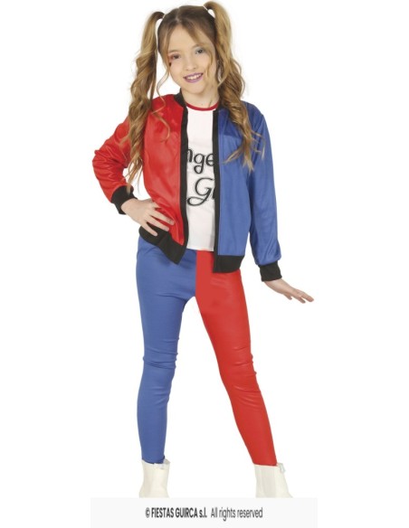 DISFRAZ HARLEYQUIN DANGEROUS 7-9 Años
