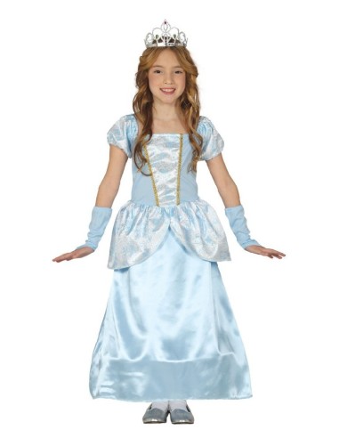 DISFRAZ PRINCESA AZUL  3-4 Años