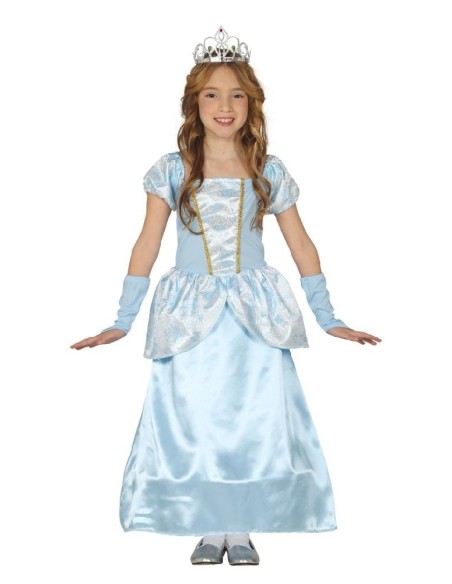 DISFRAZ PRINCESA AZUL  3-4 Años
