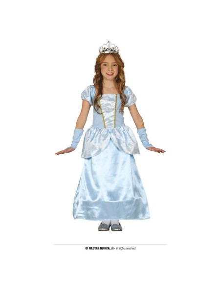 DISFRAZ PRINCESA AZUL  3-4 Años