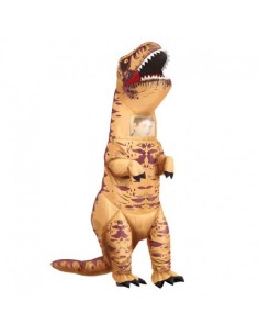 DISFRAZ DINOSAURIO REX HINCHABLE ADULTO