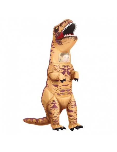 DISFRAZ DINOSAURIO REX HINCHABLE ADULTO