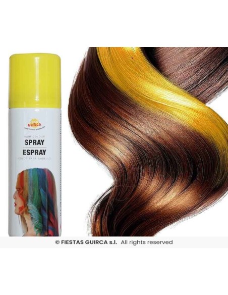 SPRAY PELO COLOR AMARILLO