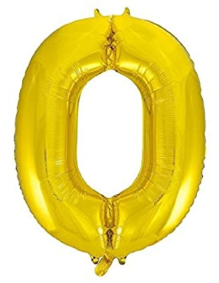 GLOBO GIGANTE NUMERO Nº 0 COLOR ORO (1M)