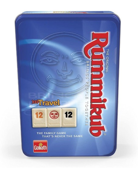 JUEGO RUMMIKUB DE VIAJE EN CAJA METALICA