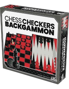 3EN1 JUEGOS - AJEDREZ BACKGAMMON DAMAS